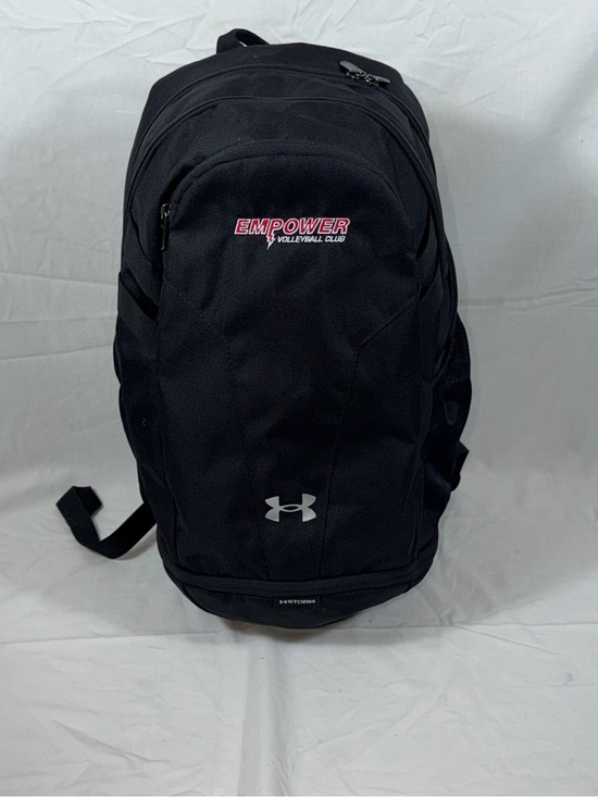 Under Armour Handbags - Under Armour Hustle 5.0 Team Backpack Black Volleyball Laptop Gym Bag